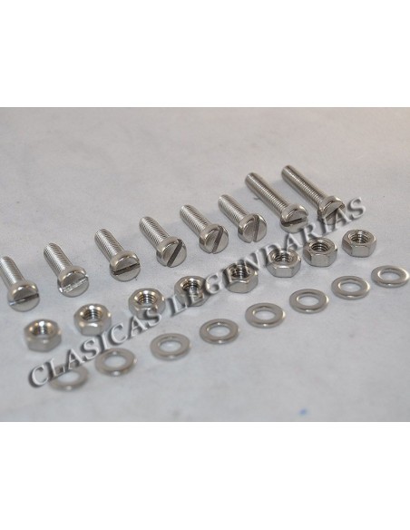 Tornillos guardabarros delantero Impala acero inoxidable ref. 22021101