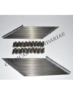 kit de radios de acero inox para Montesa Impala Sport, turismo.