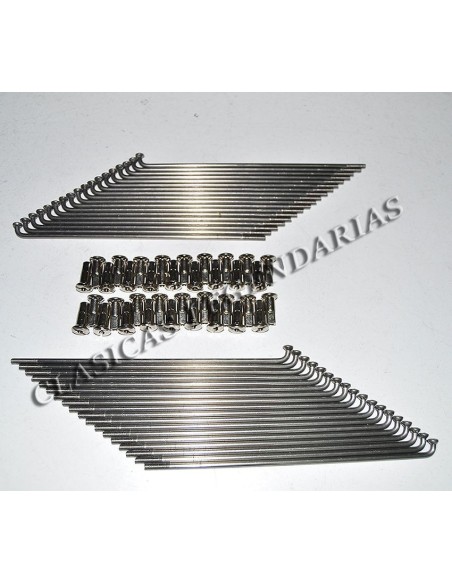 kit de radios de acero inox para Montesa Impala Sport, turismo.