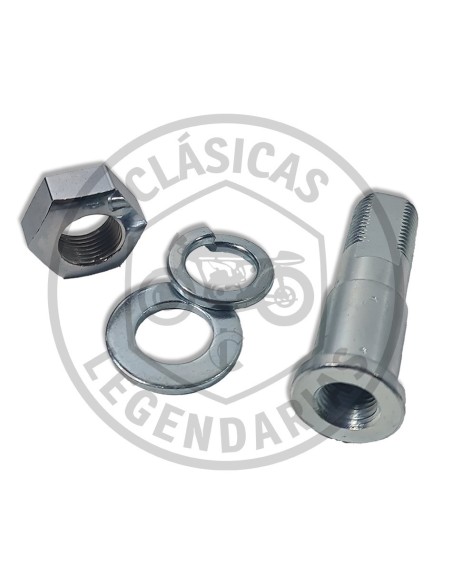 Semieje rueda trasera derecha Montesa Impala con tuerca Ref.250043
