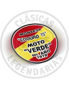 Anagrama Moto Verde 1978 Enduro 75L ref.2620486041