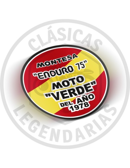 Anagrama Moto Verde 1978 Enduro 75L ref.2620486041