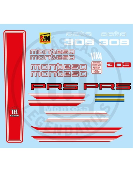 Complete set of anagrams for Montesa Cota 309