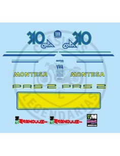 kit Anagramas adhesivos Montesa Cota 310 1989-1990 Ref.39204422004