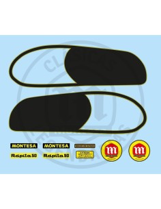 Kit Completo anagramas adhesivos Montesa Rapita 50 Ref.400001
