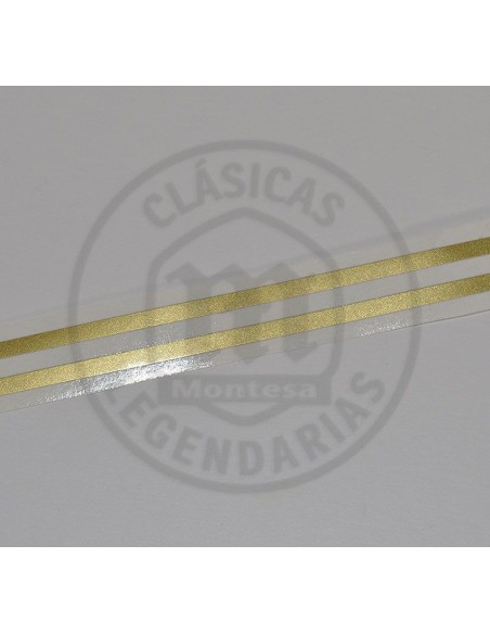 Filete de vinilo para Deposito Montesa Impala Sport, en color ORO