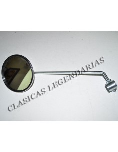 Espejo retrovisor redondo y cromado, lado izquierdo ref.4480225