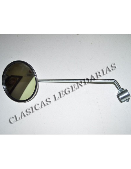 Espejo retrovisor redondo y cromado, lado izquierdo ref.4480225