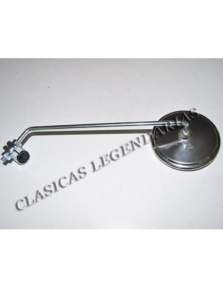 Espejo retrovisor redondo y cromado ref.4480225