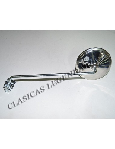 Espejo retrovisor redondo y cromado ref.4480225