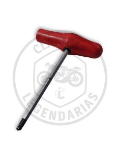 7 mm allen key and handle for Cota and enduro cylinder nuts ref.45413
