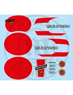 Juego Completo adhesivos Bultaco Frontera Gold Medal 250