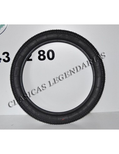 Cubierta delantera clasica 2.75x19 Ref 50003