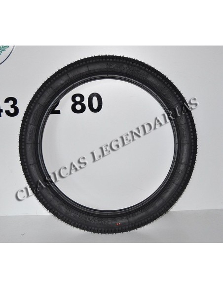 Cubierta delantera clasica 2.75x19 Ref 50003