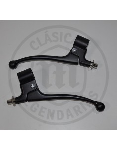 Juego de manetas amal negras Montesa Cota, Enduro, Cappra, Impala dos