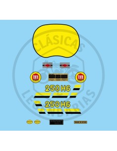 Anagramas montesa Enduro 250 año 1981 ref.54204862