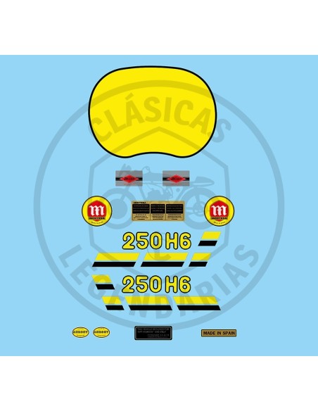 Anagramas montesa Enduro 250 año 1981 ref.54204862