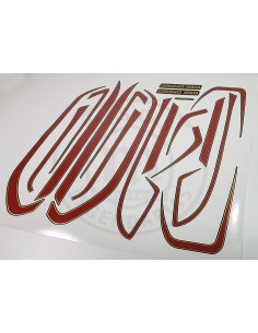 Kit de anagramas adhesivos para Montesa Crono, incluye todas las rayas