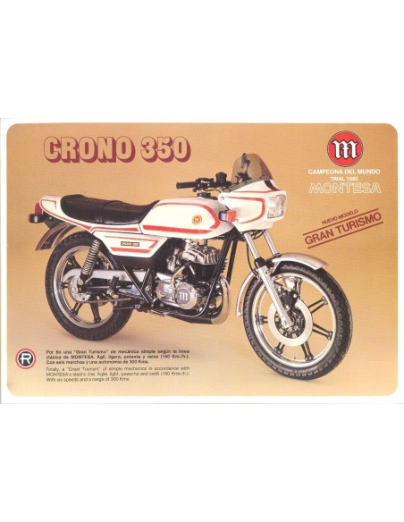 Kit de anagramas adhesivos para Montesa Crono, incluye todas las rayas