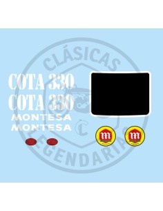 Kit Anagramas adhesivos Montesa Cota 330 ref.61204601