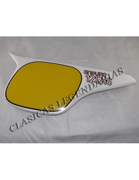Tapa lateral derecha enduro 125 H6 Completa ref.62203401