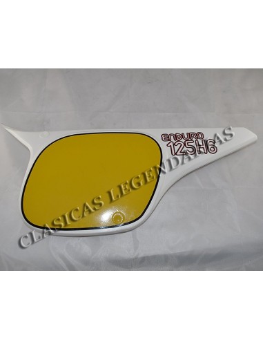 Tapa lateral derecha enduro 125 H6 Completa ref.62203401