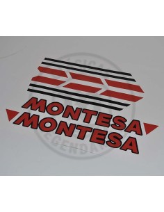 juego de anagramas deposito para Montesa Enduro 75 - 125 cc. 2