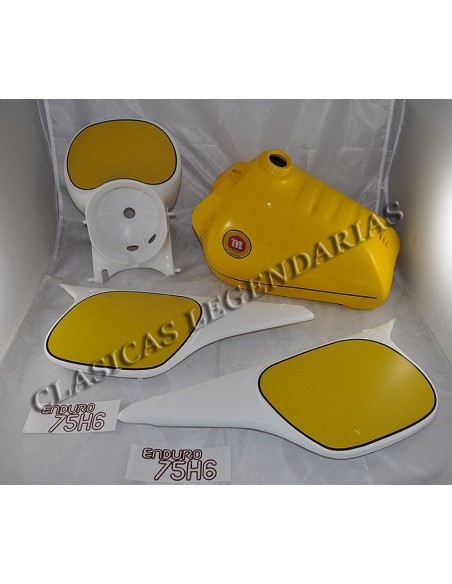 Kit deposito y placas Enduro 75H6 año 1979 ref.622044604