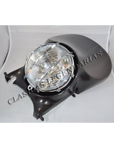 Careta Faro completa con optica Montesa Enduro 250 H6 color Negro