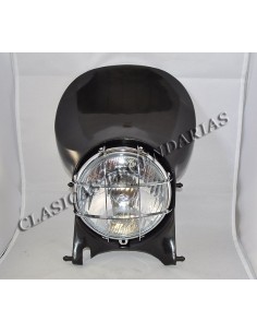 Careta Faro completa con optica Montesa Enduro 250 H6 color Negro 2