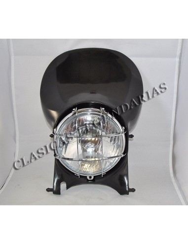 Careta Faro completa con optica Montesa Enduro 250 H6 color Negro