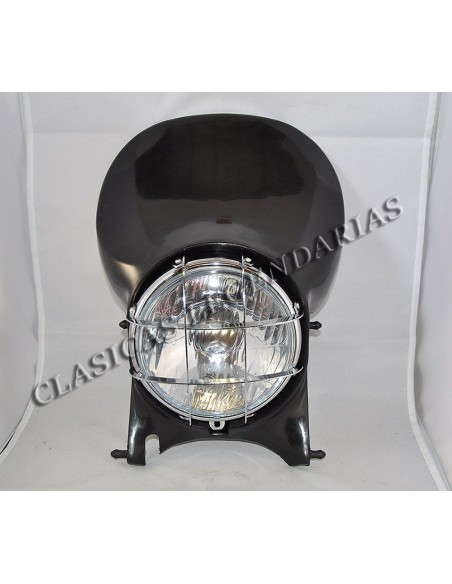 Careta Faro completa con optica Montesa Enduro 250 H6 color Negro