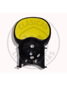 Careta faro Montesa Enduro 250 - 360 H6 en color negro c/ adhesivo