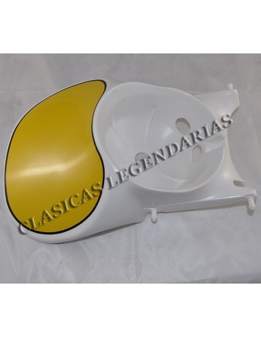 Careta faro blanca Enduro 75-125-360 H6,H7 con anagrama Ref.628011611