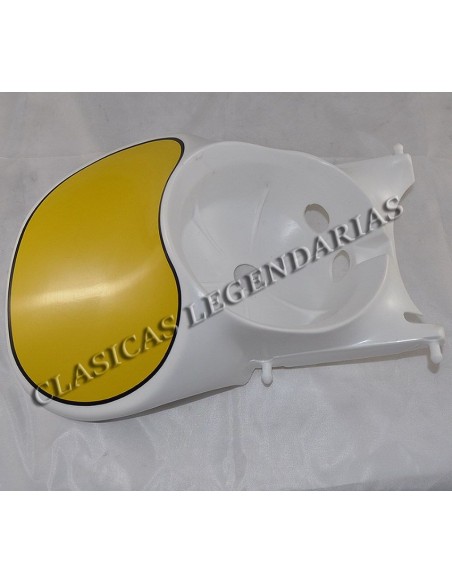 Careta faro blanca Enduro 75-125-360 H6,H7 con anagrama Ref.628011611