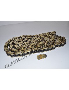 Chain Bultaco paso 520 gold 130 slavones Ref 63950133