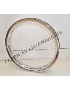 llanta trasera aluminio pulido Montesa Enduro y Cappra, de 2.15x18" 2