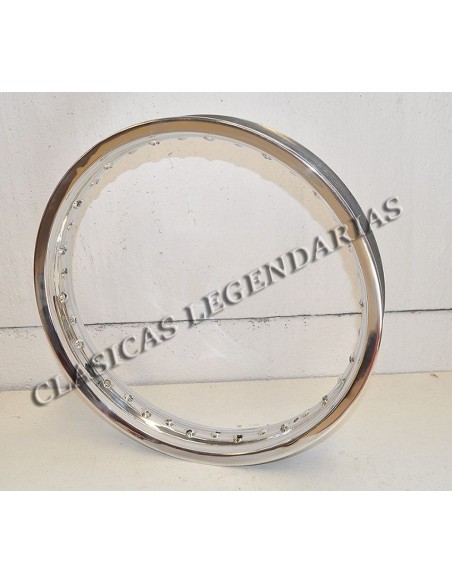 llanta trasera aluminio pulido Montesa Enduro y Cappra, de 2.15x18"