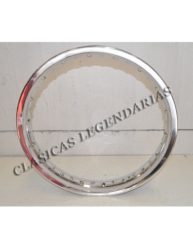 llanta trasera aluminio pulido Montesa Enduro y Cappra, de 2.15x18"