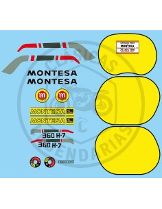 Kit anagramas Montesa Enduro 360 H7 Primeras series ref.67204422
