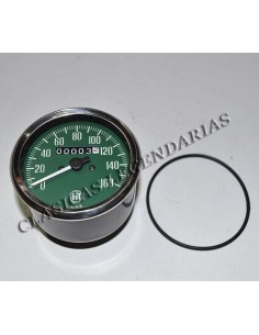 kilometer watch for Montesa Enduro green dial and has a dia. of 80 mm.
