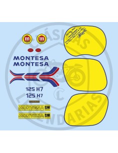 Montesa Enduro 125 H7 adhesive anagrams kit ref.6800101