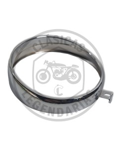 Impala Commando headlight bezel with visor ref.700041