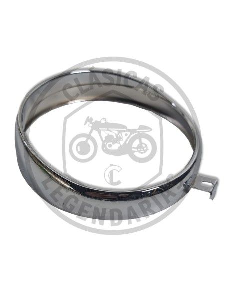 Impala Commando headlight bezel with visor ref.700041