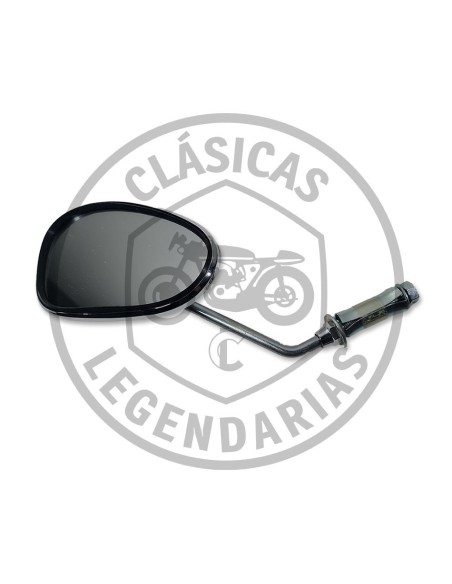 Espejo retrovisor ovalado cromado ref.7138217