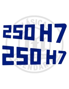 Anagrama adhesivo placa lateral Montesa Enduro 250 H7