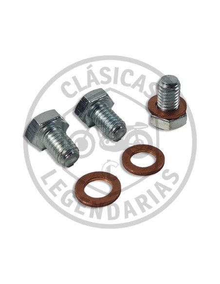 Cargols tap buidat i omplert oli Montesa 50 cc ref.763010