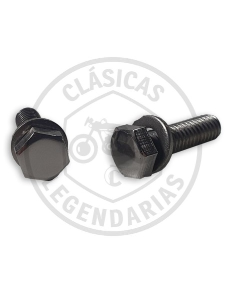 Tornillos fijación faro Brio INOX juego Ref.9206