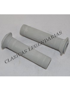 Puños Trial Caucho Natural color gris Ref.999501