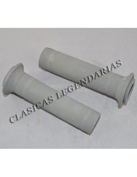 Puños Trial Caucho Natural color gris Ref.999501